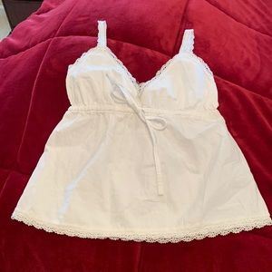 Brandy Melville New with Tags white lace trim camisole